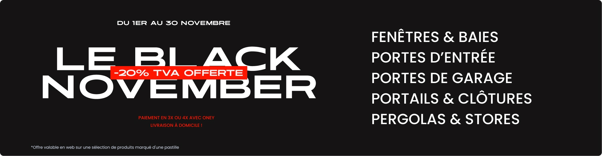 Bannière produits remisés