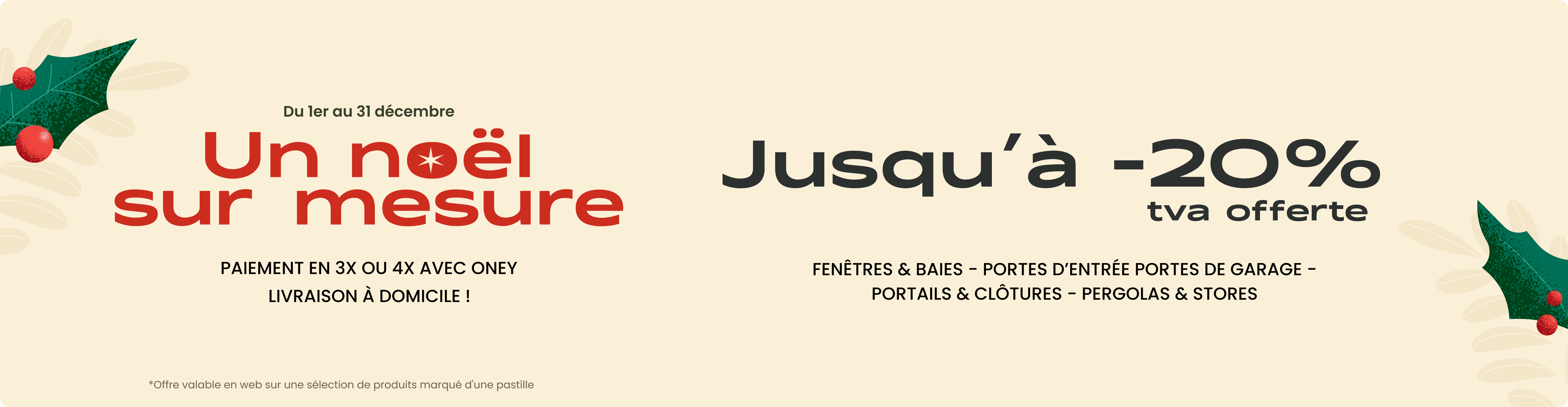 Bannière produits remisés