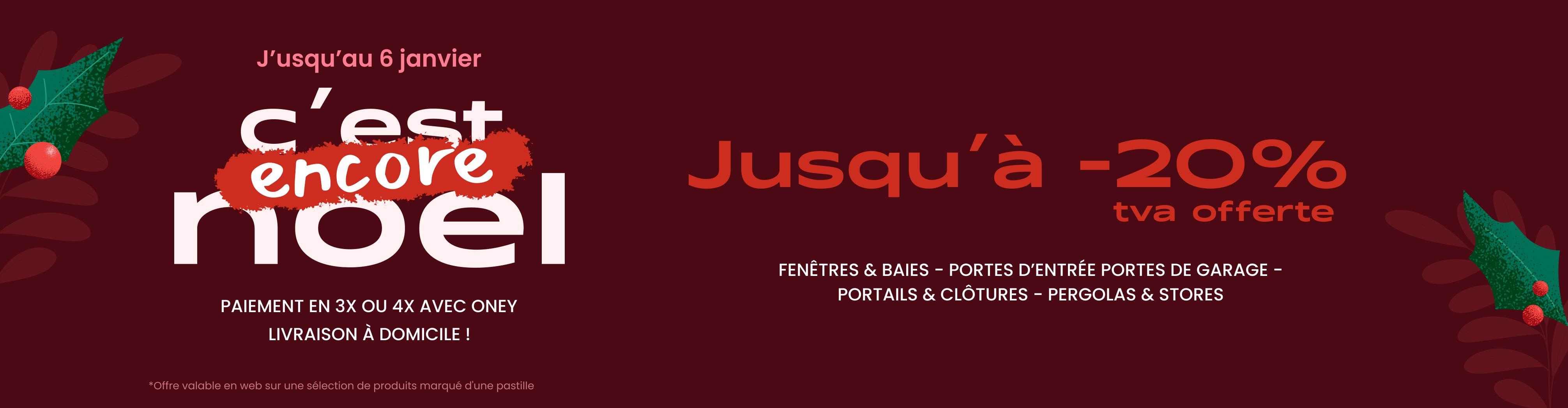 Bannière produits remisés